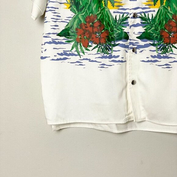 Rhude Palmas Snap Front Tropical Print Shirt - Picture 7 of 12